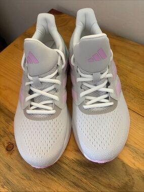Women’s adidas White & Pink Athletic Trainers